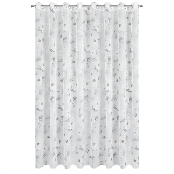 ArtFir Záclona BESSY K | biela/ružová 350 x 250 cm