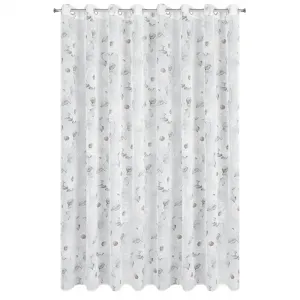 ArtFir Záclona BESSY K | biela/ružová 350 x 250 cm