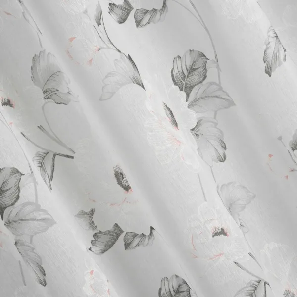 ArtFir Záclona BESSY K | biela/ružová 350 x 250 cm