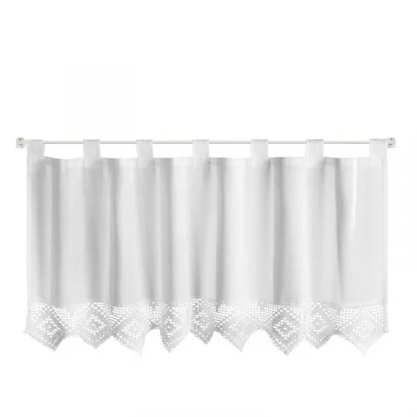 ArtFir Záclona ISAAC PU | biela 150 x 60 cm