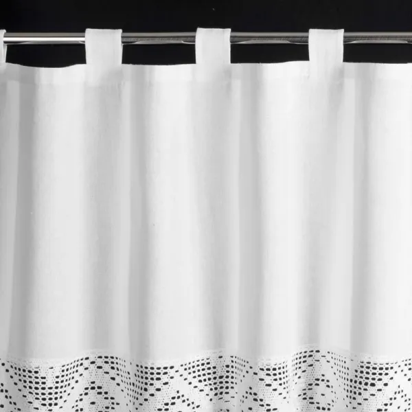 ArtFir Záclona ISAAC PU | biela 150 x 60 cm
