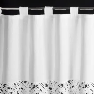 ArtFir Záclona ISAAC PU | biela 150 x 60 cm