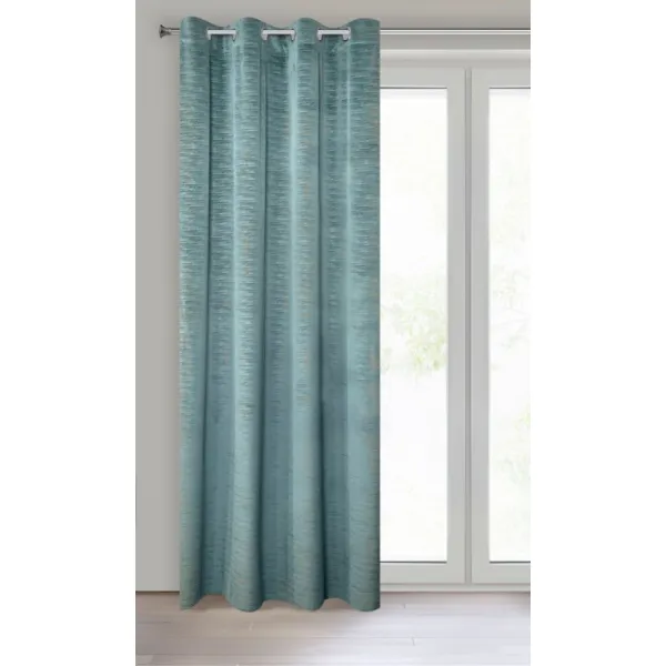 ArtFir ALUVIA HOTOVÝ ZÁVES 140x250 cm TYRKYSOVÁ
