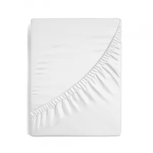 Saténová plachta s gumičkou NOVA 3 biela