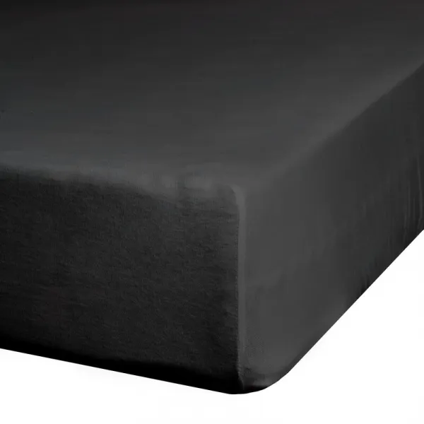 ArtFir PLACHTA S ELASTICKÝM DŽERSEJOM D91 120 x 200 x 25 cm ČIERNE