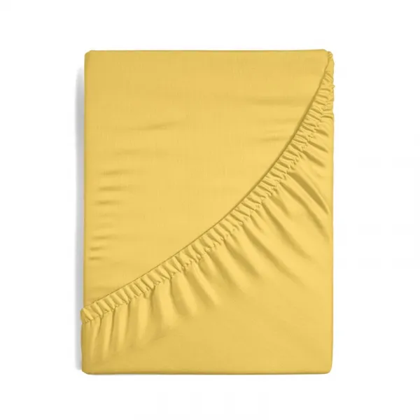 ArtFir PLACHTA S ELASTICKÝM DŽERSEJOM D91 120 x 200 x 25 cm HORČICA