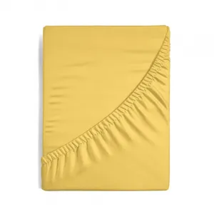 ArtFir PLACHTA S ELASTICKÝM DŽERSEJOM D91 120 x 200 x 25 cm HORČICA