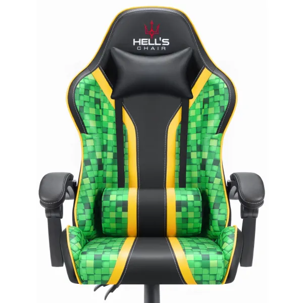 DECOREUM Hells chair Herná stolička Cube Green Black