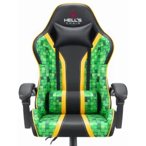 DECOREUM Hells chair Herná stolička Cube Green Black