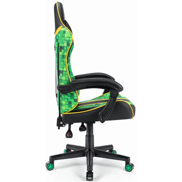 DECOREUM Hells chair Herná stolička Cube Green Black