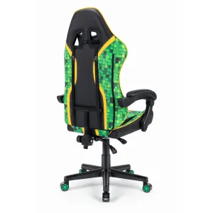 DECOREUM Hells chair Herná stolička Cube Green Black