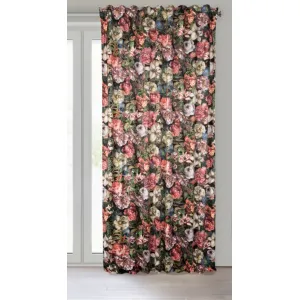 ArtFir Záves PEONIA P | bordové kvety 140 x 270 cm