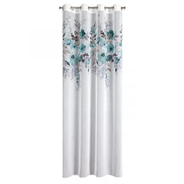 ArtFir Záclona D91 GRETA K | kvety 140 x 250 cm