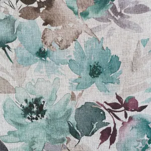 ArtFir Záclona D91 GRETA K | kvety 140 x 250 cm