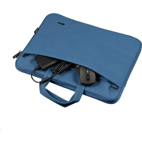 TRUST Taška na notebook 16" Bologna Slim Laptop Bag Eco, modrá
