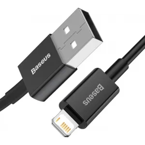 Kábel USB-Lightning Baseus Superior Series, 2,4 A, 1 m (čierny) 026619