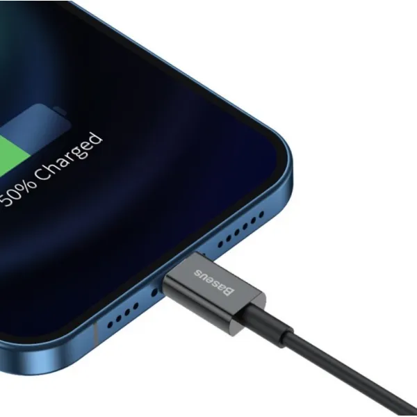 Kábel USB-Lightning Baseus Superior Series, 2,4 A, 1 m (čierny) 026619