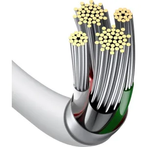 Kábel USB na Lightning Baseus Superior Series, 2,4 A, 2 m (biely) 026223