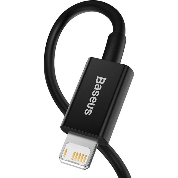 Kábel USB-Lightning Baseus Superior Series, 2,4 A, 2 m (čierny) 026621