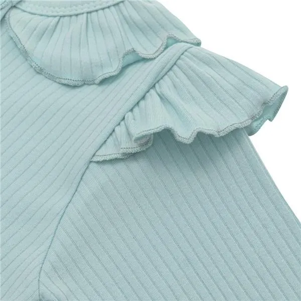 Dojčenské body New Baby Stripes ľadovo modré 80 (9-12m)