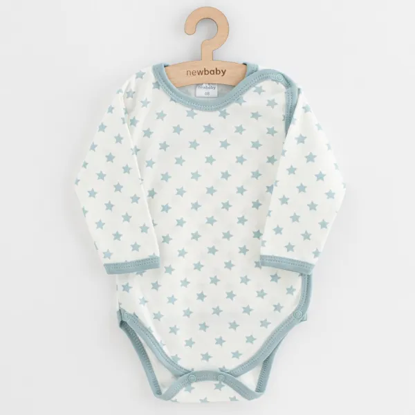Dojčenské body celorozopínacie New Baby Classic II Dievča 3ks mätová 50