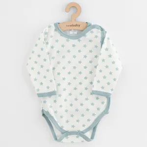 Dojčenské body celorozopínacie New Baby Classic II Dievča 3ks mätová 50