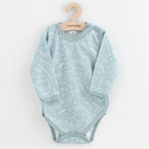 Dojčenské body celorozopínacie New Baby Classic II Dievča 3ks mätová 68 (4-6m)
