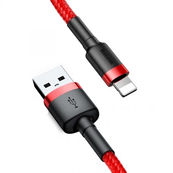 Baseus Cafule 2,4A 1m Lightning USB kábel (červený) 015822