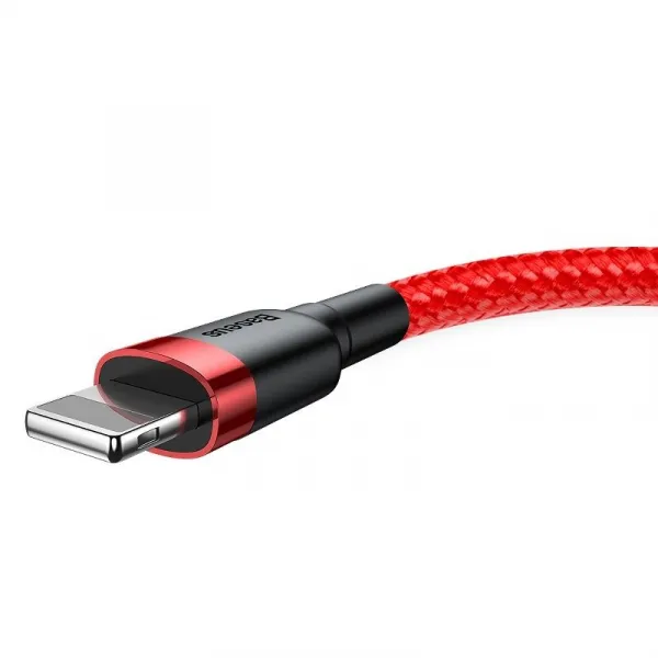 Baseus Cafule 2,4A 1m Lightning USB kábel (červený) 015822