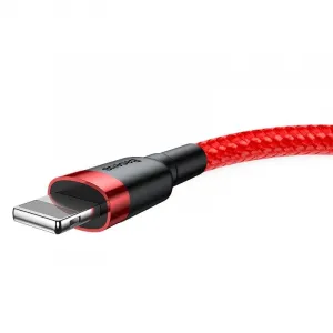 Baseus Cafule 2,4A 1m Lightning USB kábel (červený) 015822