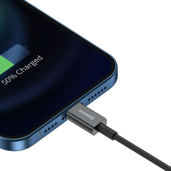 Kábel USB-Lightning Baseus Superior Series, 2,4 A, 2 m (čierny) 026621