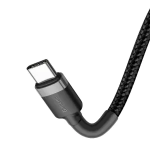 Nabíjací/dátový kábel Baseus Cafule Series USB-C na USB-C PD2.0 60W Flash 2m, sivo-čierna