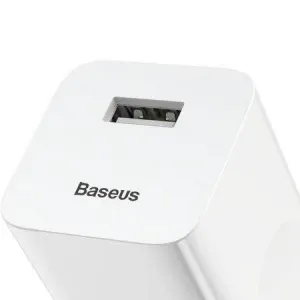 Nabíjacia rýchlonabíjačka Baseus, USB, QC 3.0, 24 W (biela) 015905