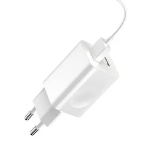 Nabíjacia rýchlonabíjačka Baseus, USB, QC 3.0, 24 W (biela) 015905