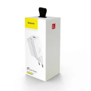 Nabíjacia rýchlonabíjačka Baseus, USB, QC 3.0, 24 W (biela) 015905