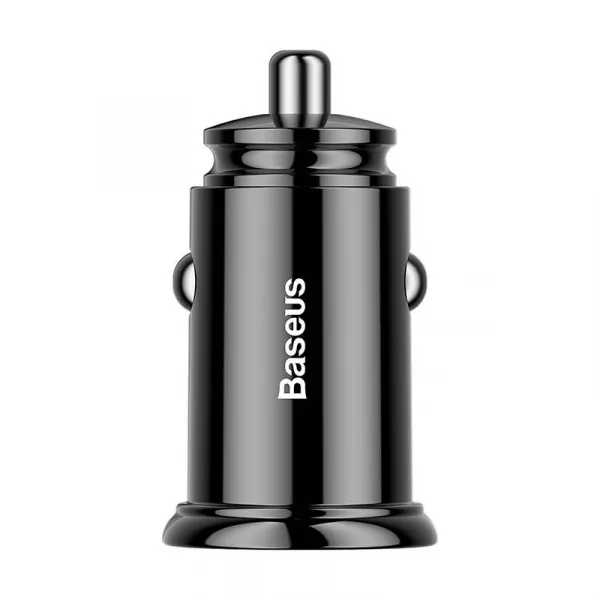 Baseus Circular PD QC4.0+ 5A 30W autonabíjačka (čierna) 017491