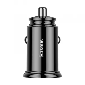 Baseus Circular PD QC4.0+ 5A 30W autonabíjačka (čierna) 017491