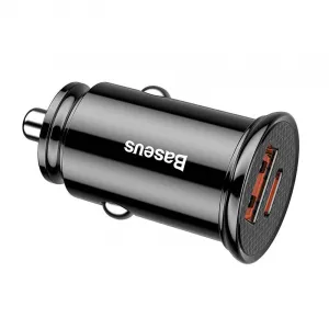Baseus Circular PD QC4.0+ 5A 30W autonabíjačka (čierna) 017491