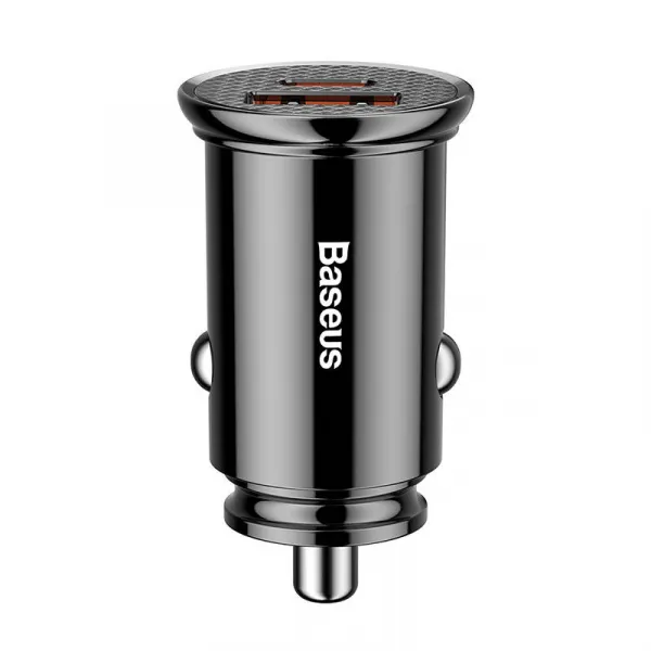 Baseus Circular PD QC4.0+ 5A 30W autonabíjačka (čierna) 017491
