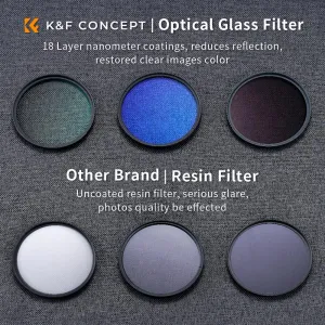 K&F Concept K&F 82mm 3ks súprava profesionálneho filtra objektívu (MCUV/CPL/ND4) +... 30855