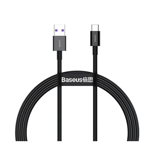 Kábel USB na USB-C Baseus Superior Series, 66 W, 1 m (čierny) 026618