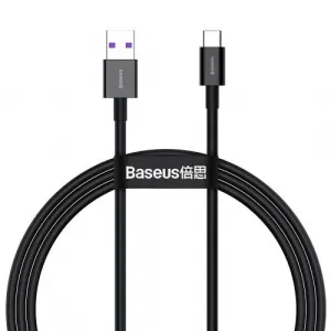 Kábel USB na USB-C Baseus Superior Series, 66 W, 1 m (čierny) 026618