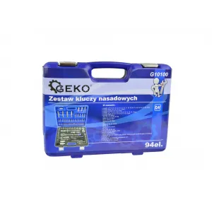 Geko Gola sada 1/4" a 1/2", 94-dielna v kufríku