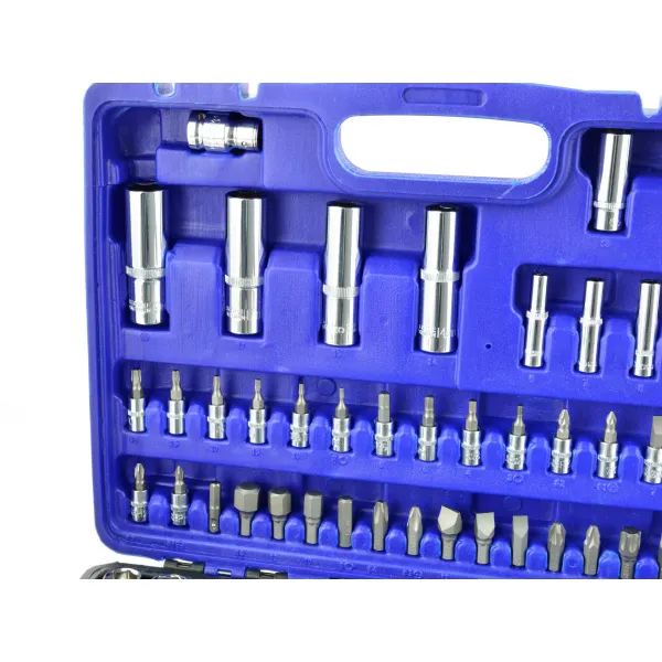 Geko Gola sada 1/4" a 1/2", 94-dielna v kufríku