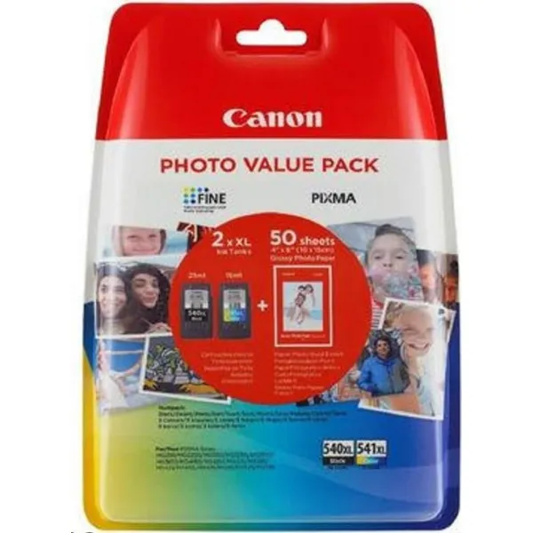 Canon originál ink Canon PG-540L/CL-541XL Photo Value Pack, black/color, 5224B007, Canon 2-pack Pixma MG2150, 3150, 4150 5224B007