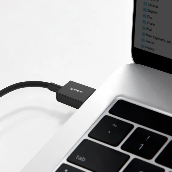 Kábel USB na USB-C Baseus Superior Series, 66 W, 2 m (čierny) 026623