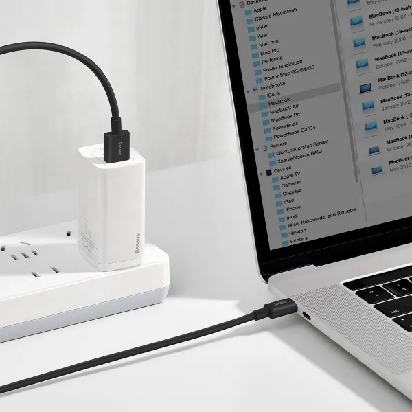 Kábel USB na USB-C Baseus Superior Series, 66 W, 2 m (čierny) 026623