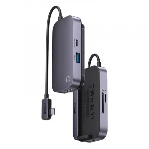 Hub 6v1 Baseus PadJoy Series USB-C do USB 3.0 + HDMI + USB-C PD + jack 3,5 mm + SD/TF... 037577