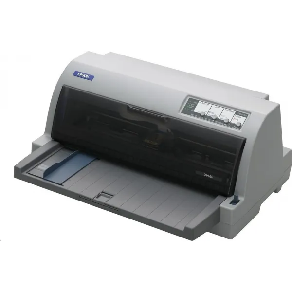 Ihličková tlačiareň EPSON LQ-630, A4, 24 ihiel, 360 znakov za sekundu, 1+4 kópie, USB 1.1, LPT