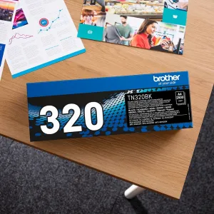BROTHER TN-320 (TN320BK), originálny toner, čierny, 2500 strán, Pre tlačiareň: BROTHER HL-4150CDN, BROTHER HL-4570CDW, BROTHER DCP-9270CDN, BROTHER
